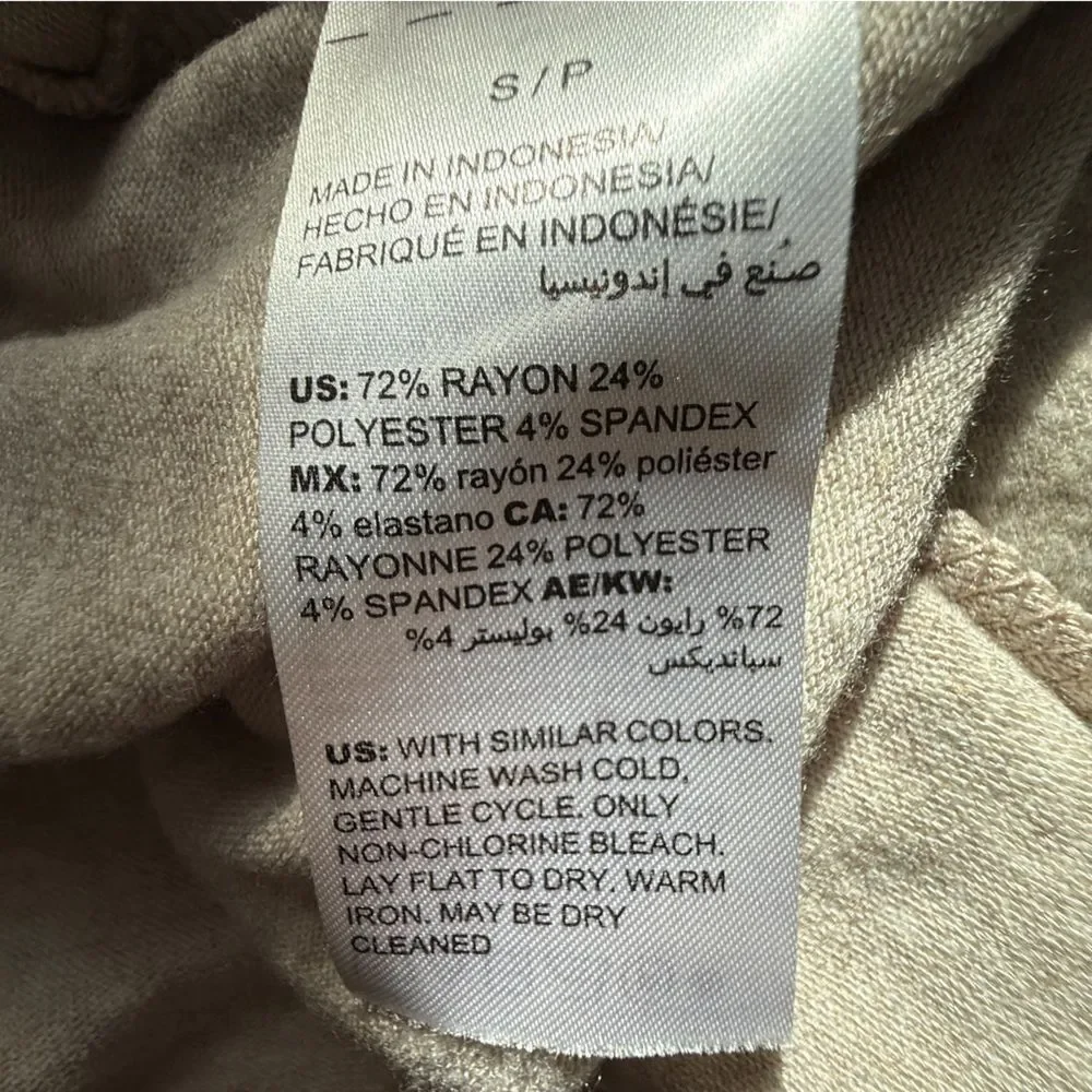 White House Black Market Oatmeal Open Cardigan